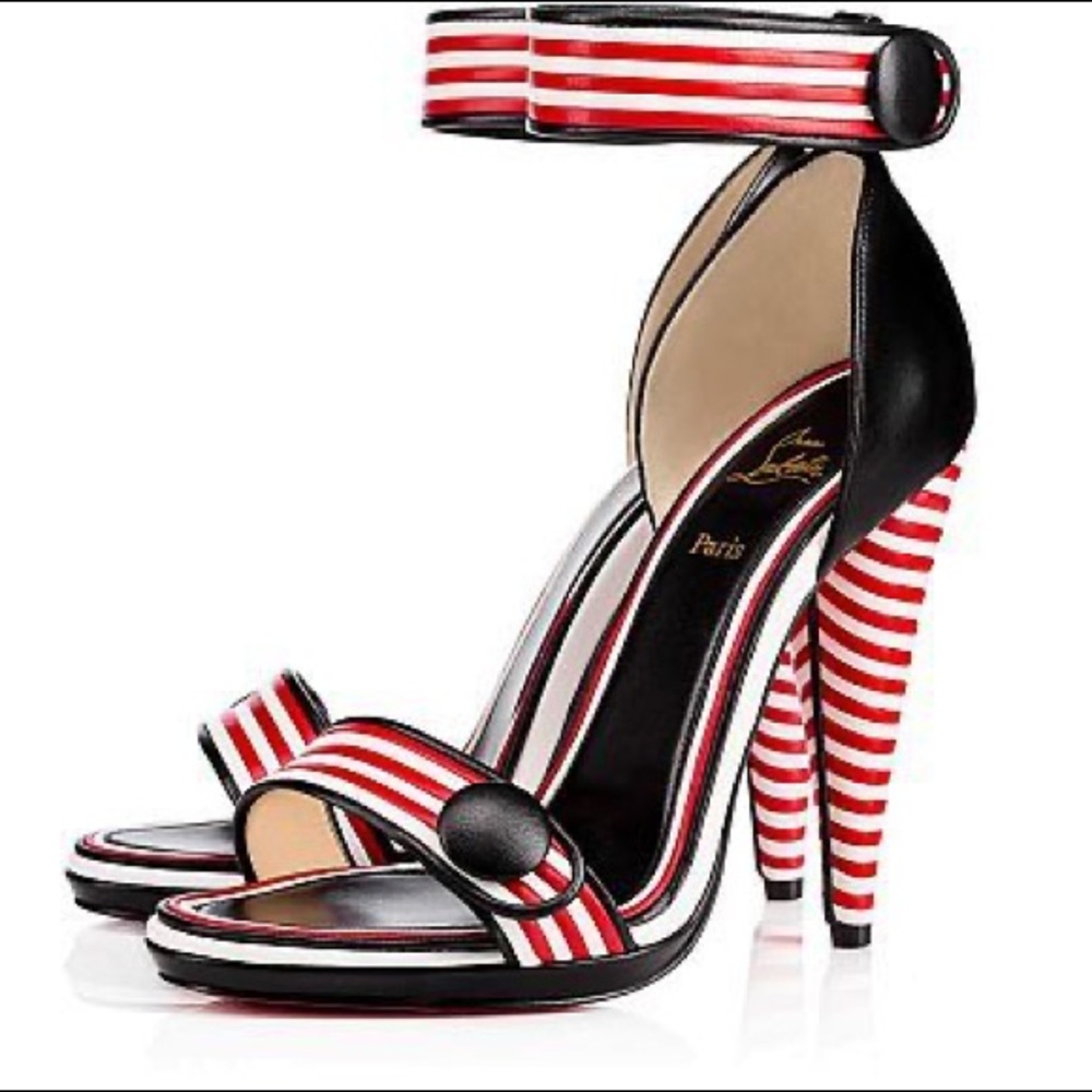 Authentic Christian Louboutin Barabon 120 Nappa Shiny